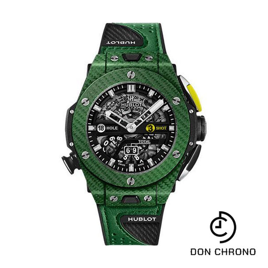 Hublot Big Bang Unico Golf Green Carbon Watch - 45 mm - Black Skeleton Dial Limited Edition of 100-416.YG.5220.VR