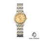 Omega De Ville Prestige Quartz Watch - 24.4 mm Steel And Yellow Gold Case - Champagne Diamond Dial - 424.20.24.60.58.001