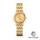 Omega De Ville Prestige Quartz Watch - 24.4 mm Yellow Gold Case - Champagne Dial - 424.50.24.60.08.001