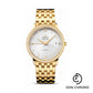 Omega De Ville Prestige Co-Axial Watch - 36.8 mm Yellow Gold Case - Diamond Bezel - Silver Diamond Dial - 424.55.37.20.52.002