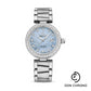 Omega De Ville Ladymatic Omega Co-Axial Watch - 34 mm Steel Case - Blue Diamond Dial - 425.35.34.20.57.003