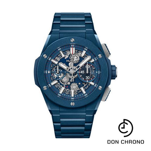 Hublot Big Bang Integral Blue Ceramic Watch - 42 mm - Blue Skeleton Dial-451.EX.5123.EX