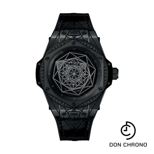 Hublot Big Bang Sang Bleu All Black Diamonds Limited Edition of 100 Watch-465.CS.1114.VR.1200.MXM18