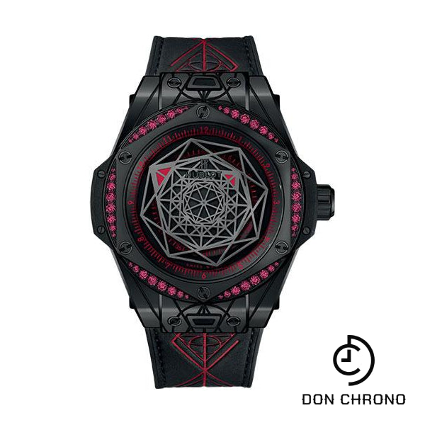 Hublot Big Bang Sang Bleu All Black Red Limited Edition of 100 Watch-465.CS.1119.VR.1202.MXM18