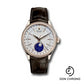 Rolex Cellini Moonphase Watch - Everose Gold - White Dial - Tobacco Leather Strap - 50535 wbr