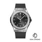 Hublot Classic Fusion Racing Grey Titanium Watch - 45 mm - Gray Dial - Gray Lined Rubber Strap-511.NX.7071.RX