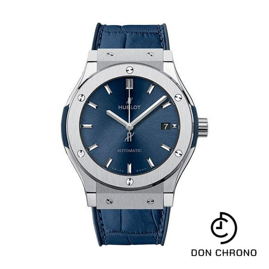 Hublot Classic Fusion Blue Titanium Watch-511.NX.7170.LR