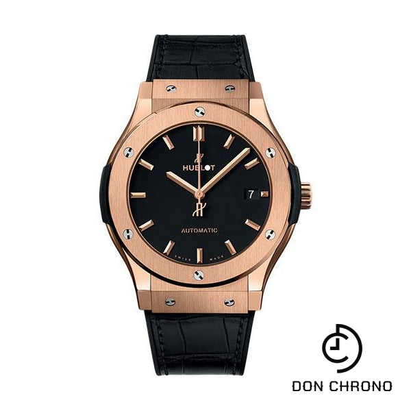 Hublot Classic Fusion King Gold Watch - 45 mm - Black Dial-511.OX.1181.LR