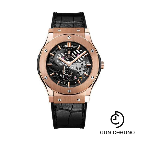 Hublot Classic Fusion Extra-Thin Skeleton King Gold Watch-515.OX.0180.LR