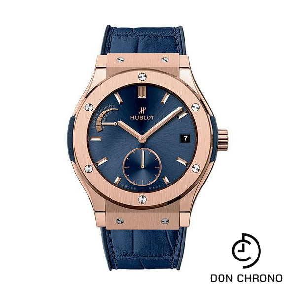 Hublot Classic Fusion Power Reserve King Gold Blue Watch-516.OX.7180.LR