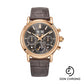 Patek Philippe Grand Complications Split Seconds Chronograph Pertetual Calendar Watch - 40.2mm Rose Gold Case - Grey Dial - Grey Strap - 5204R-011