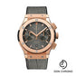 Hublot Classic Fusion Racing Grey Chronograph King Gold Watch - 45 mm - Grey Dial-521.OX.7081.LR