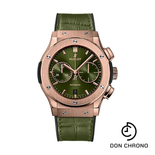 Hublot Classic Fusion Chronograph King Gold Green Watch-521.OX.8980.LR