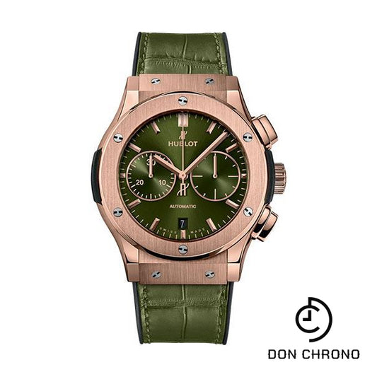 Hublot Classic Fusion Chronograph King Gold Green Watch-521.OX.8980.LR