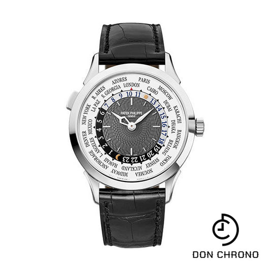 Patek Philippe Complications World Time - White Gold - Charcoal Gray Lacquered Dial - 5230G-014