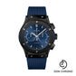 Hublot Classic Fusion Ceramic Blue Chronograph Watch - 42 mm - Blue Dial - Blue Lined Rubber Strap-541.CM.7170.RX