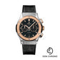 Hublot Classic Fusion Chronograph Titanium King Gold Watch - 42 mm - Black Dial - Black Rubber and Leather Strap-541.NO.1181.LR