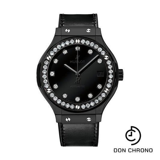 Hublot Classic Fusion Shiny Ceramic Diamonds Watch-565.CX.1210.VR.1204