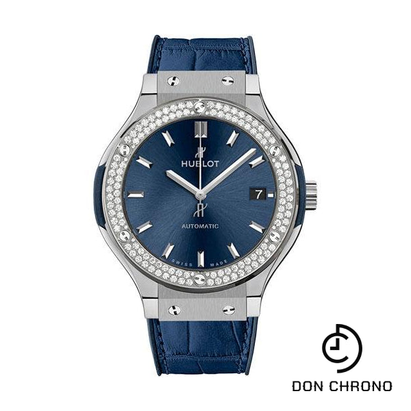 Hublot Classic Fusion Blue Titanium Watch-565.NX.7170.LR.1104