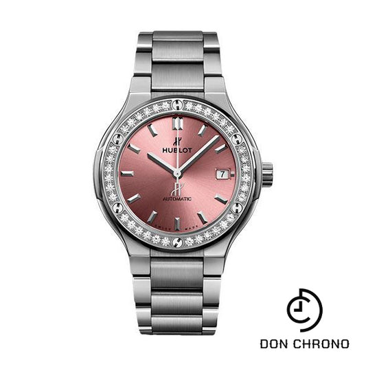 Hublot Classic Fusion Titanium Pink Watch-568.NX.891P.NX.1204