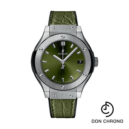 Hublot Classic Fusion Green Titanium Watch-581.NX.8970.LR