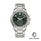 Patek Philippe Complications Flyback Chronograph Annual Calendar - Stainless Steel - Olive Green Dial - Stainless Steel Bracelet - 5905/1A-001