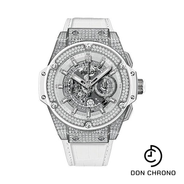 Hublot King Power Unico White Pave Watch-701.NE.0127.GR.1704