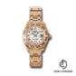 Rolex Pink Gold Lady-Datejust Pearlmaster 29 Watch - 12 Diamond Bezel - Mother-Of-Pearl Diamond Roman Vi Roman Dial - 80315 mrd