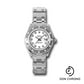 Rolex White Gold Lady-Datejust Pearlmaster 29 Watch - 12 Diamond Bezel - White Diamond Dial - 80319 wd