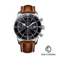 Breitling Superocean Heritage II Chronograph 46 Watch - Steel Case - Volcano Black Dial - Gold Leather Strap - A1331212/BF78/440X/A20D.1