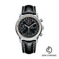 Breitling Navitimer 1 Chronograph 41 Watch - Steel Case - Black Dial - Black Croco Strap - A13324121B1P1