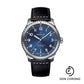 Breitling Aviator 8 Automatic 41 Watch - Steel Case - Blue Dial - Black Leather Strap - A17314101C1X2