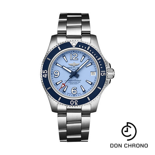 Breitling Superocean Automatic 36 Watch - Steel - Blue Dial - Steel Bracelet - A17316D81C1A1