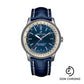 Breitling Navitimer 1 Automatic 38 Watch - Steel Case - Blue Dial - Blue Croco Strap - A17325211C1P1