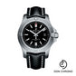 Breitling Chronomat Colt Automatic 44 Watch - Steel Case - Volcano Black Dial - Black Leather Strap - A17388101B1X1