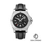 Breitling Colt Automatic Watch - Stainless Steel - Black Dial - Black Calfskin Leather Strap - Folding Buckle - A17388101B1X2
