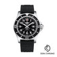 Breitling Superocean II 44 Watch - Steel - Volcano Black Dial - Black Diver Pro III Strap - Folding Buckle - A17392D71B1S2