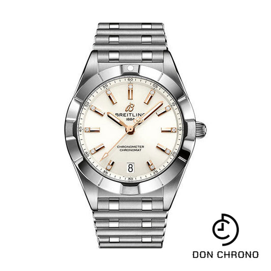 Breitling Chronomat 32 Watch - Stainless Steel - White Diamond Dial - Metal Bracelet - A77310101A3A1