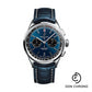 Breitling Premier B01 Chronograph 42 Watch - Stainless Steel - Blue Dial - Blue Alligator Leather Strap - Tang Buckle - AB0118221C1P2