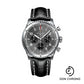 Breitling Aviator 8 B01 Chronograph 43 Watch - Stainless Steel - Anthracite Dial - Black Alligator Leather Strap - Folding Buckle - AB0119131B1P2