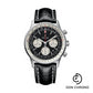 Breitling Navitimer 1 B01 Chronograph 43 Watch - Steel Case - Black Dial - Black Croco Strap - AB0121211B1P1