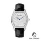Cartier Tortue Watch - 38 mm White Gold Diamond Case - Diamond Dial - Black Alligator Strap - HPI00502