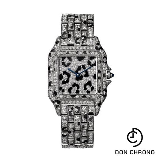 Cartier Panthere de Cartier Watch - 37 mm White Gold Diamond Case - Diamond Dial - Diamond Bracelet - HPI01096