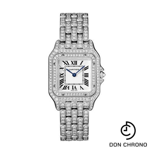 Cartier Panthere de Cartier Watch - 37 mm White Gold Diamond Case - Diamond Bracelet - HPI01130