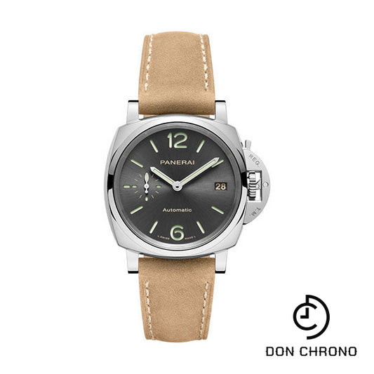 Panerai Luminor Due - 38mm - Polished Steel - Sun-Brushed Anthracite Dial - PAM00755