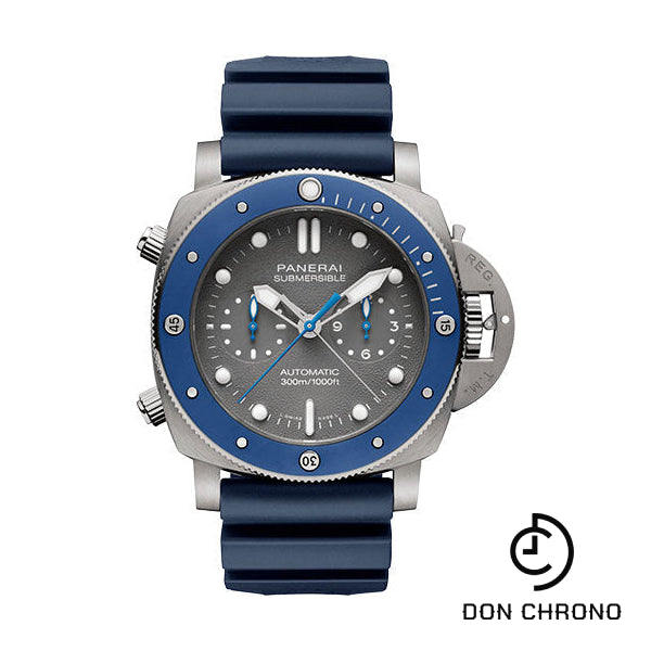 Panerai Submersible Chrono Guillaume Nery Edition - 47mm - Brushed Titanium - PAM00982