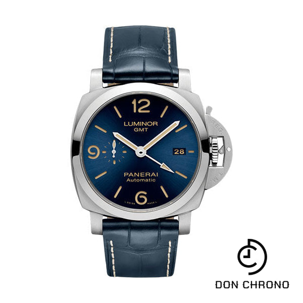 Panerai Luminor 1950 3 Days GMT Automatic Acciaio 44mm Blue - PAM01033