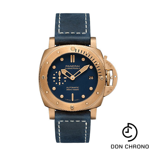 Panerai Submersible Bronzo Blu Abisso - 42mm Bronze Case - Blue Dial - PAM01074