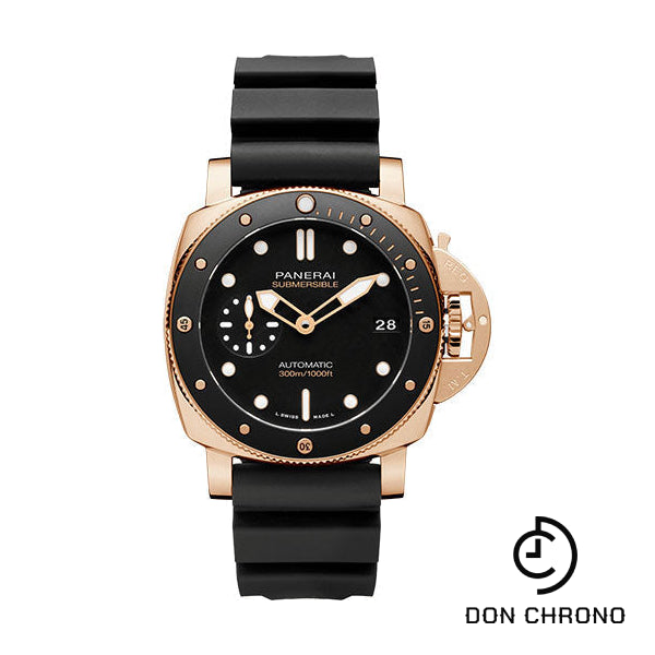 Panerai Submersible Goldtech™ - 42mm - Polished Goldtech - Sun-Brushed Black Dial Dial - PAM01164