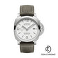 Panerai Luminor Marina - 44mm - Brushed Steel - White Dial - PAM01314